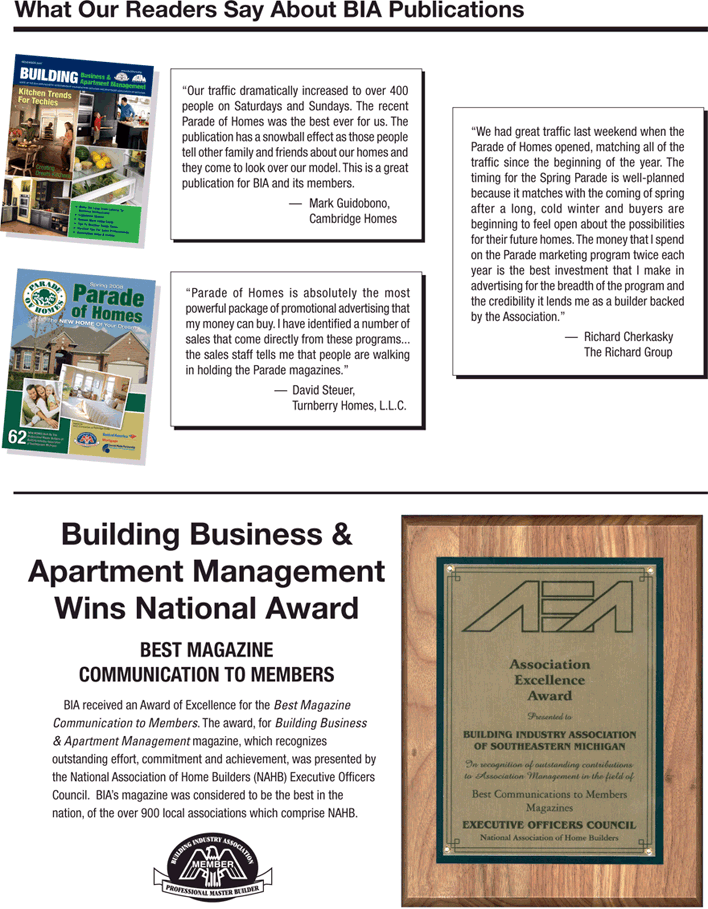 Advertise with HBA - HBA of Southeastern Michigan - bbam-readers